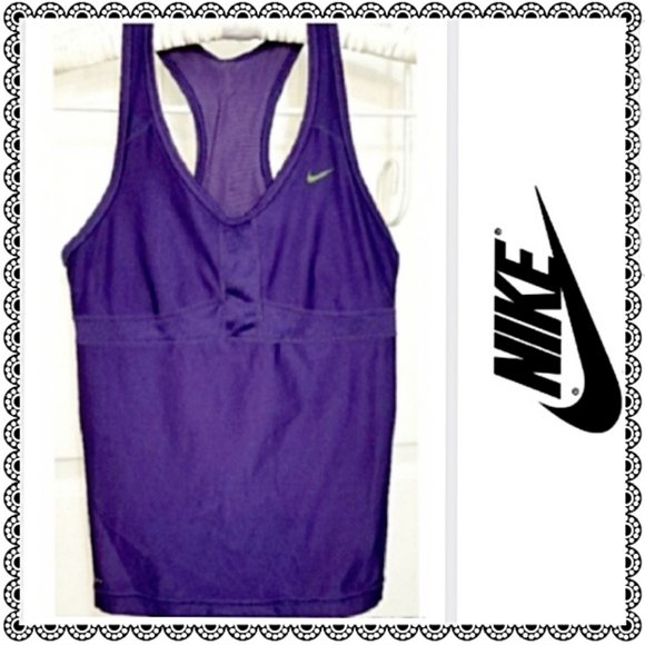 Nike Tops - {Nike} purple racerback activewear tank, sz S